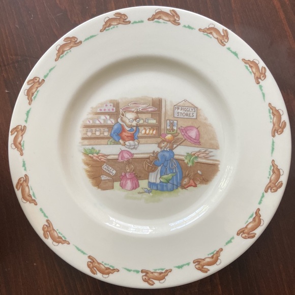 Bunnykins plate and bowl set - Picture 5 of 8